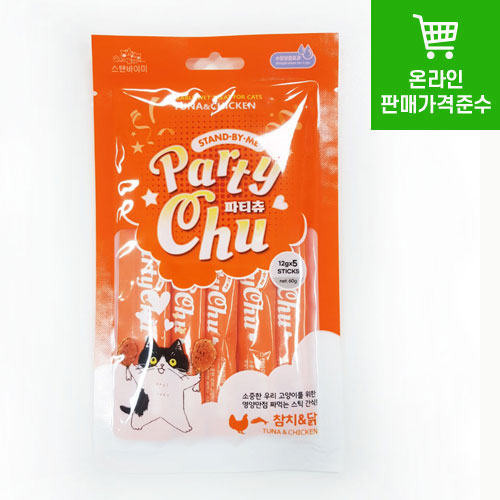 파티츄 참치닭 12g x 5p 새끼고양이츄르 아기고양이츄르