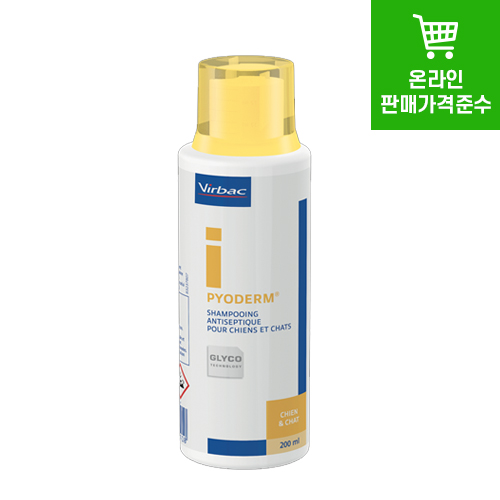 파이오덤 곰팡이성 샴푸 200ml 강아지샴푸 대형견샴푸